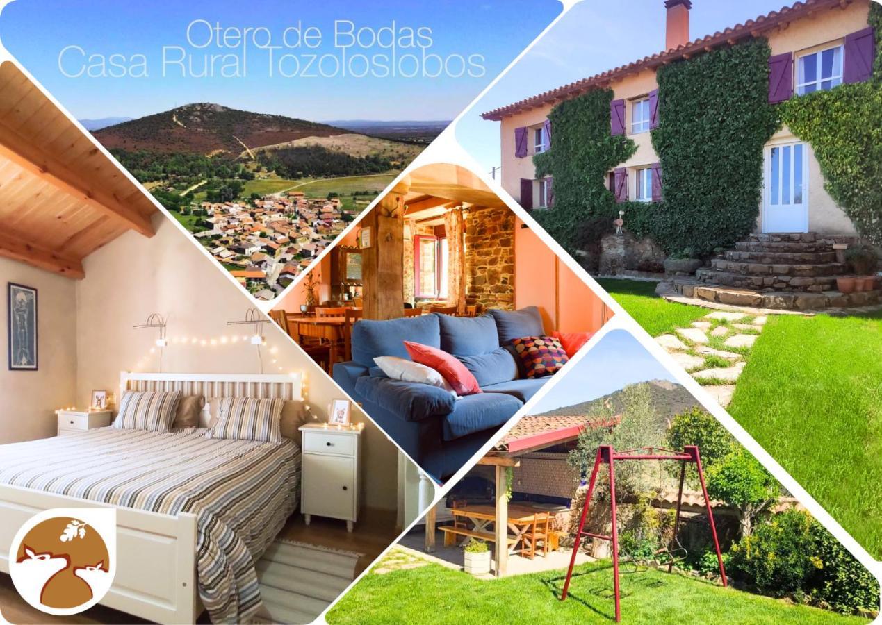 Casa Rural Tozolosolobos Otero de Bodos Esterno foto